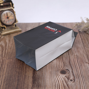 Eight edge seal coffee packaging bag custom tea self-supporting self-sealing bag custom nuts dried fruit plastic food bag wholesale