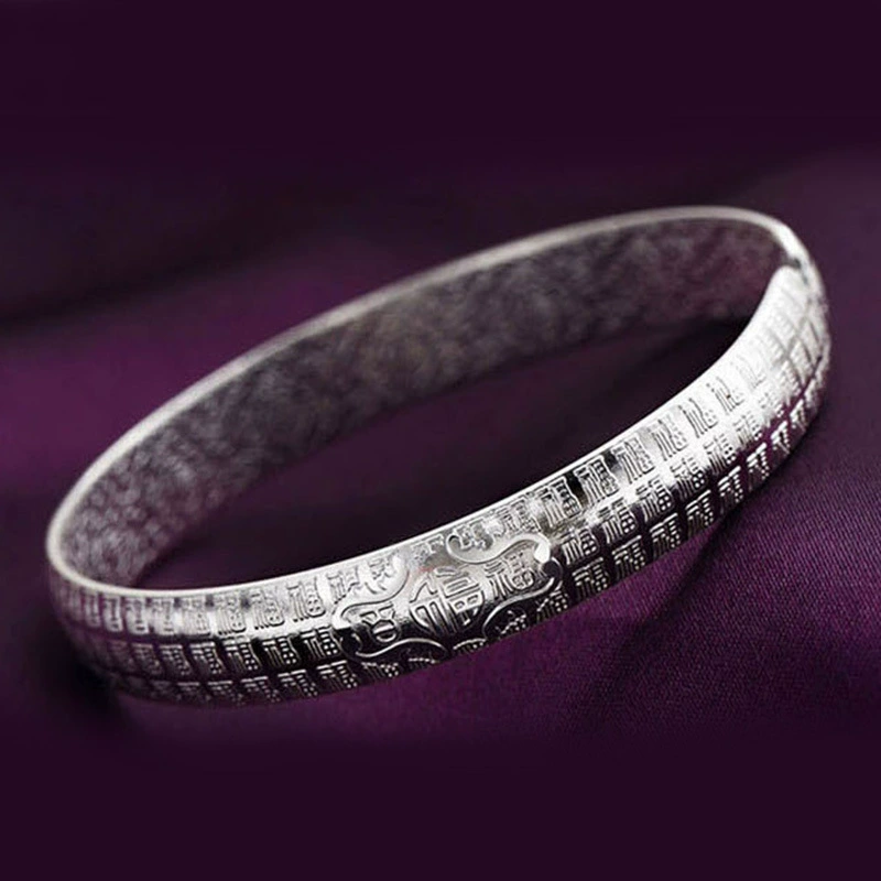 佳辉 Fashionable silver bracelet, jewelry, accessory, direct factory sales