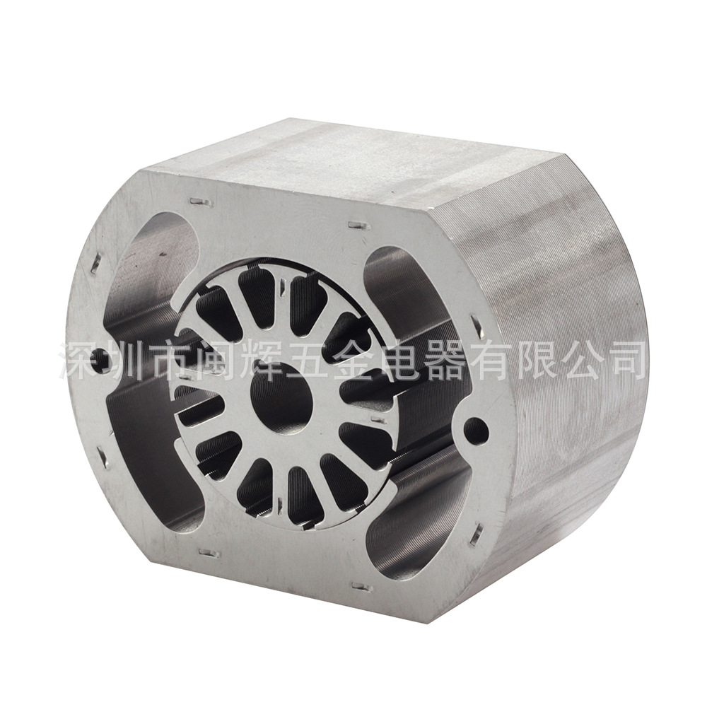 深圳市闽辉五金电器马达定转子铁芯电机配件直流无刷芯片电动机