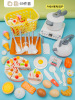 Children's family set, realistic electromagnetic kitchenware, toy, steamer, Birthday gift