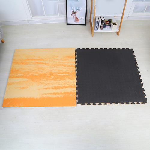 厂家批发eva泡沫地垫2.5cm儿童防摔爬爬垫淘气堡乐园木纹拼接垫子