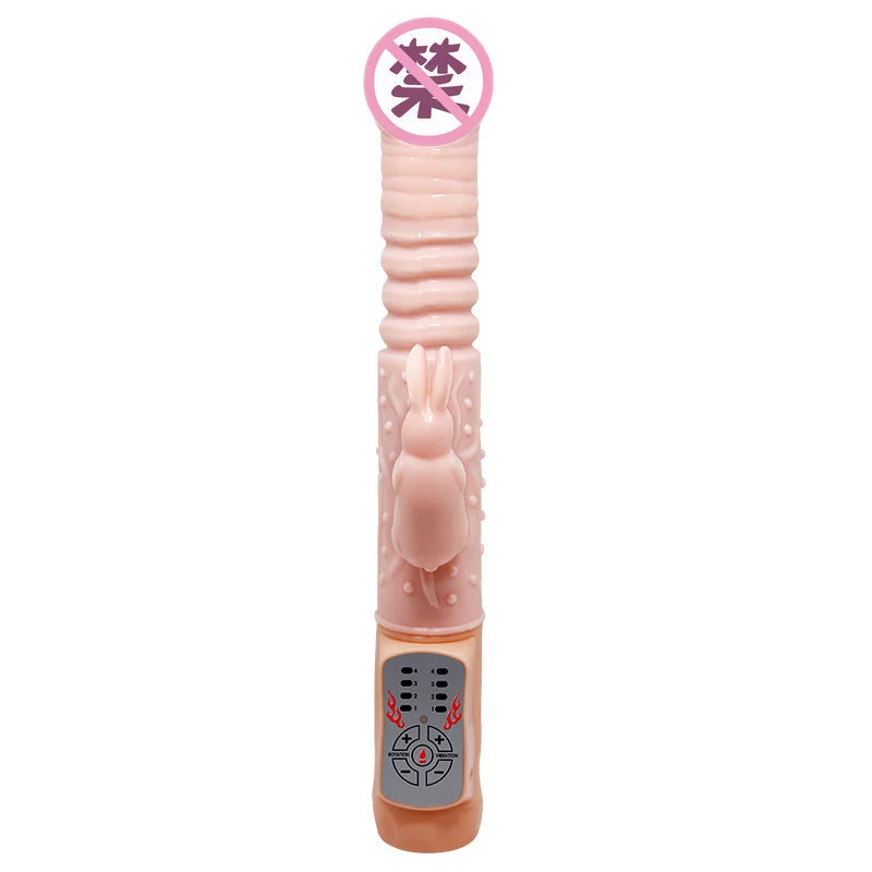 百乐 Heating rod, rechargeable, 4-turn, 12-vibrator, telescopic rod, female appliances, adult products 37039