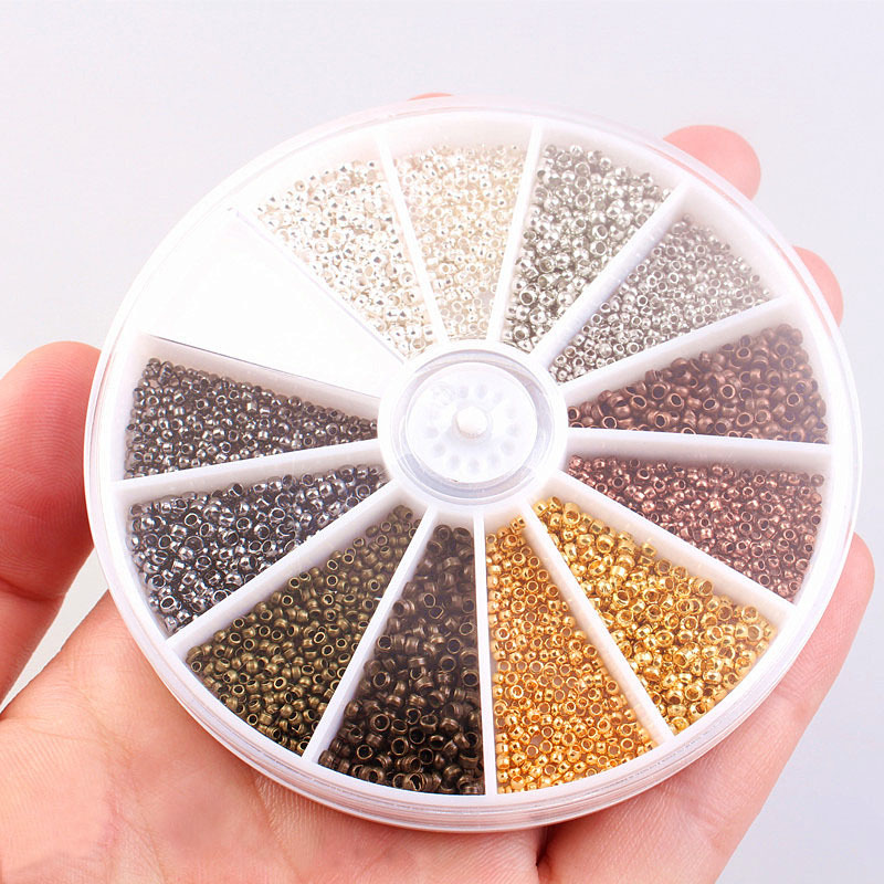 3000/box 1.5mm+2.0mm copper positioning beads 2.0mm+2.5mm (2400) 12…
