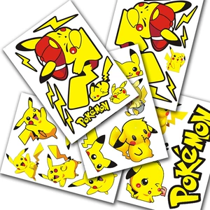 Cingle Cat Mario Pikachu cizgi filmi elektrik avtomobil stikerləri