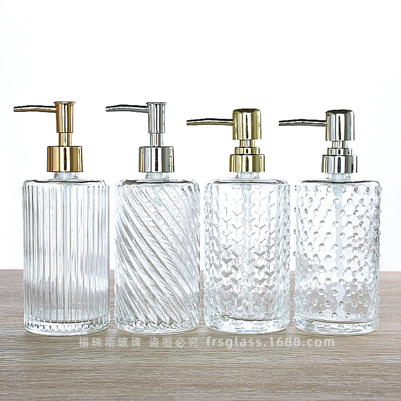 Бутылка для шампуня на 400 мл, бутылка для антисептического средства для рук в гостинице, бутылка для геля для душа в ванной, прозрачная стеклянная бутылка с дозатором, Мэнцяоцзян