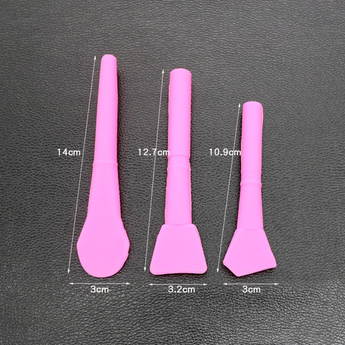 Bestione DIY crystal resin silicone mold stirring spatula face mask setting tool for handmade craft