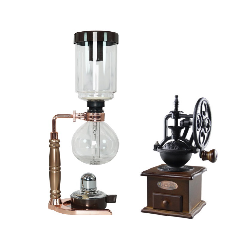 Siphon Coffee Pot Household Boiling Siphon Pot Set Glassware Coffee Machine for 3 People for 5 People Siphon Coffee Pot Household Boiling Siphon Pot Set Glassware Coffee Machine for 3 People for 5 People