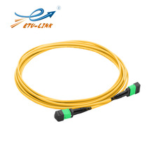 ETU-LINK MTP- MTP母头12芯单模OS2 3.0mm极性B,1m MTP光纤跳线