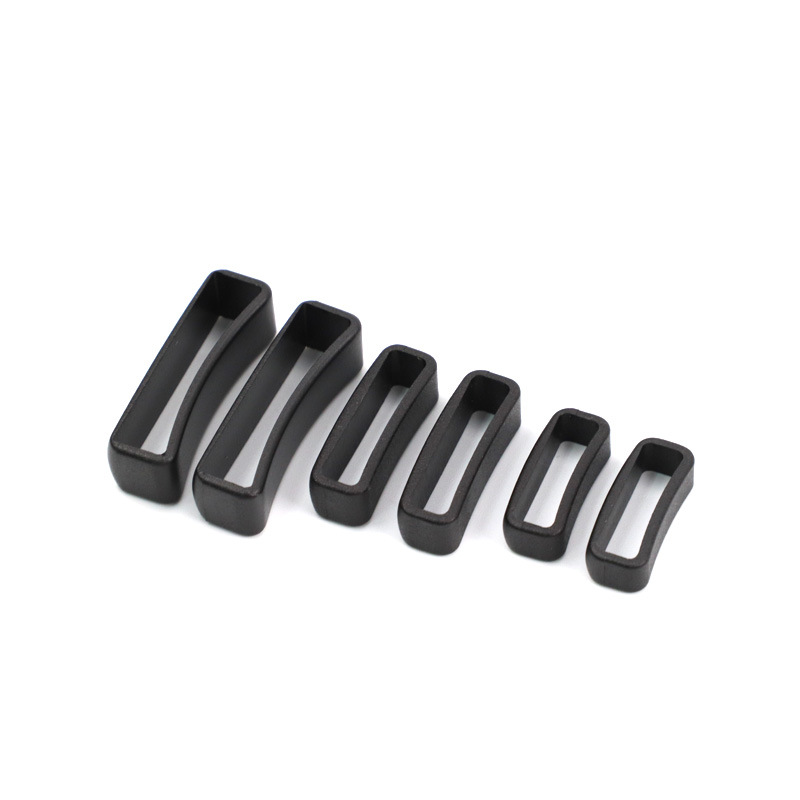 Hebilla Rectangular Curva de Plástico 15mm-25mm POM para Collares de Mascotas