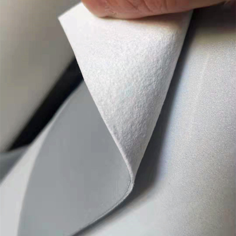 厂家供应高亮反光发泡革 耐水解1.3mm银色反光太空革电压反光章标