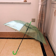 新款批發彩色透明直杆雨傘 廣告傘 直杆自動雨傘長柄傘旅遊紀念傘