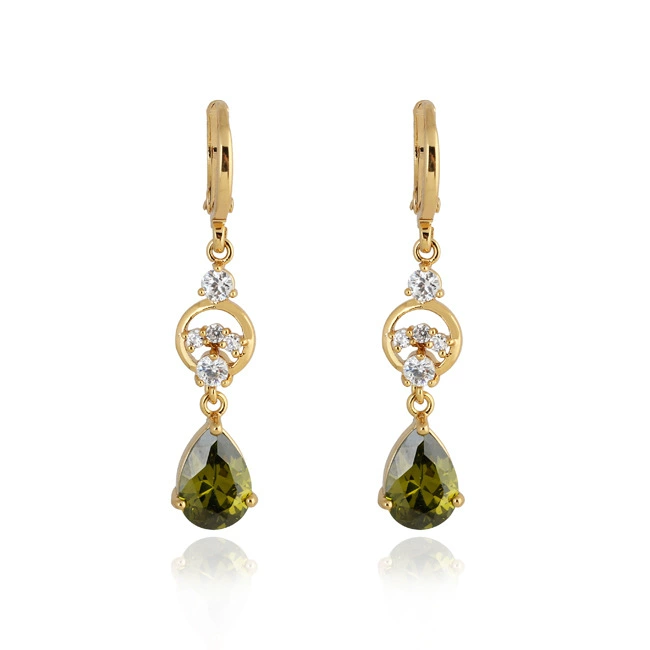 Серьги, аксессуар, платина-цирконий, корейский стиль, 18 карат, оптовая продажа