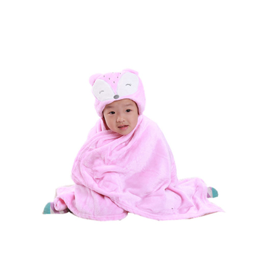 儿童斗篷披风宝宝秋冬抱被抱毯婴童包巾包被婴幼儿空调毯盖毯披毯