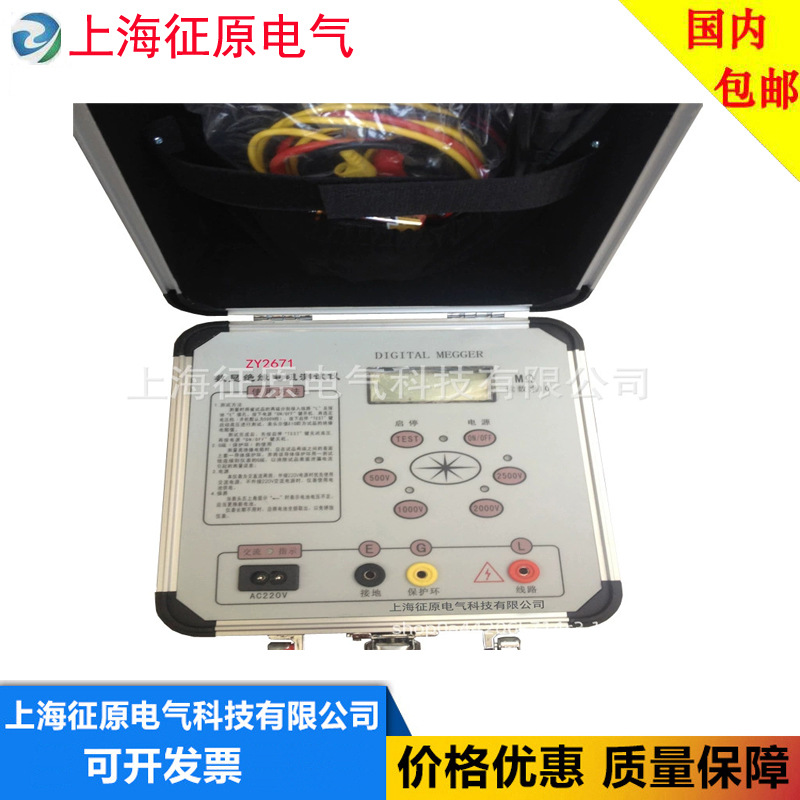 500V 1000V 2000V 2500V数字兆欧表，绝缘电阻测量仪，绝缘电阻表