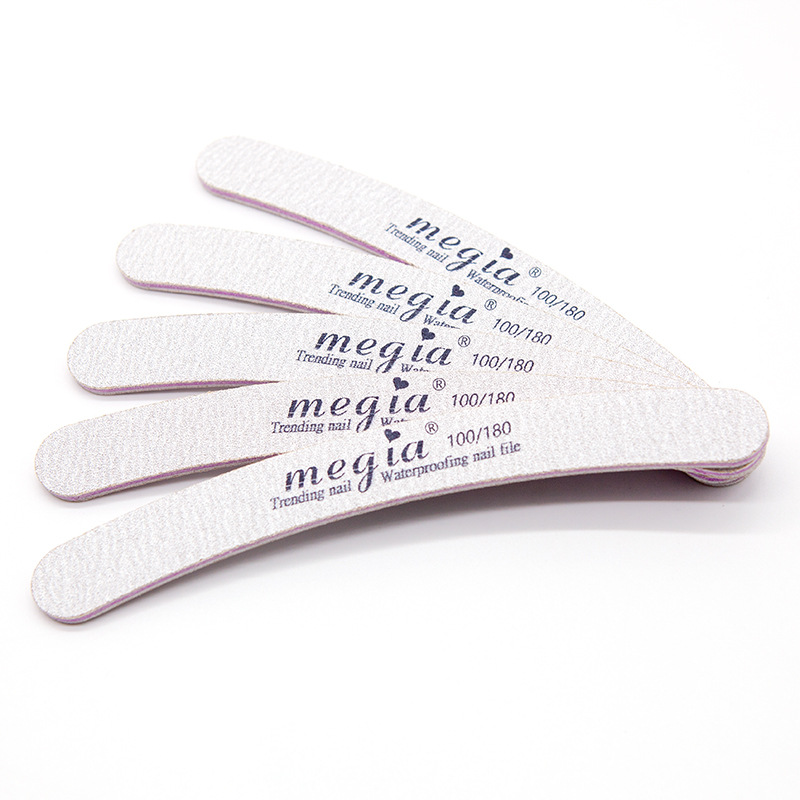 Tira de frotamiento de uñas al por mayor 100/180 manicura tira de molienda lima de uñas para salón de uñas tira de arena de buena calidad
