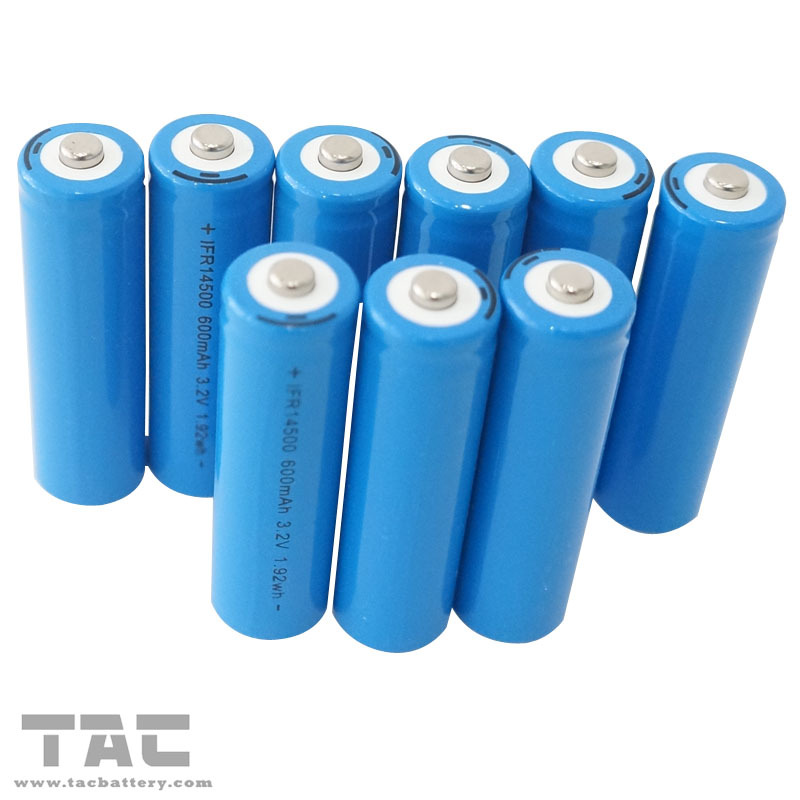 厂家现货供应LiFePO4 3.2V 14500电池  磷酸铁锂电池14500 AA