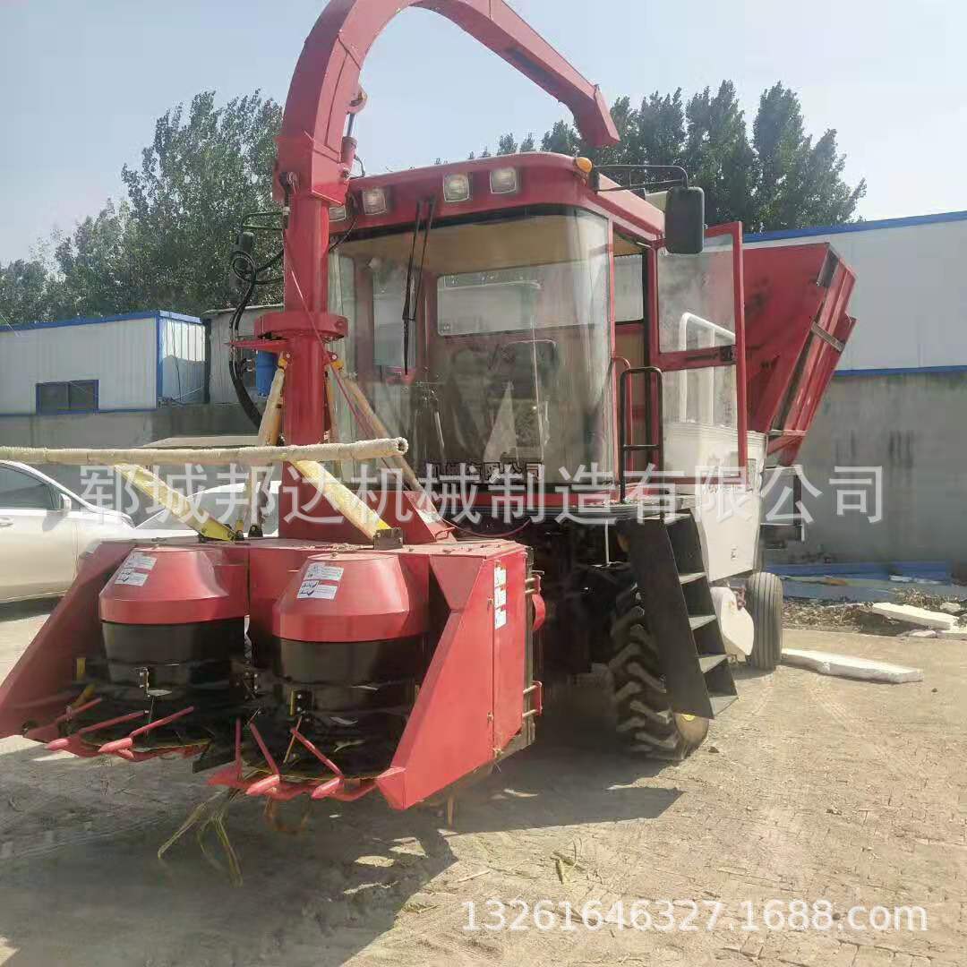 自走式高速转盘割台秸秆青储机多功能玉米秸秆收割青储回收机