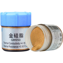 QNPLUM青梅QM950金硅脂大功率Led导热硅脂25g电脑CPU散热膏