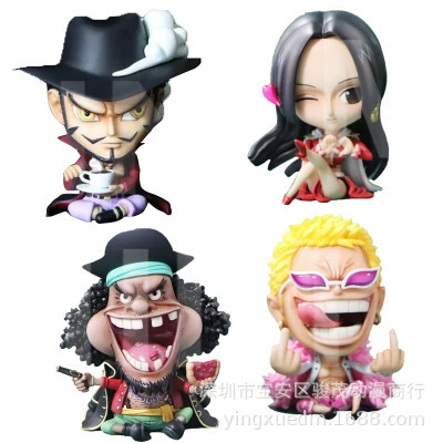 Серия резонанса Qiwuhai One Piece пренебрегает Xiao Tang Ming брат Император Орел Глаз Черная Борода Ручное управление модель
