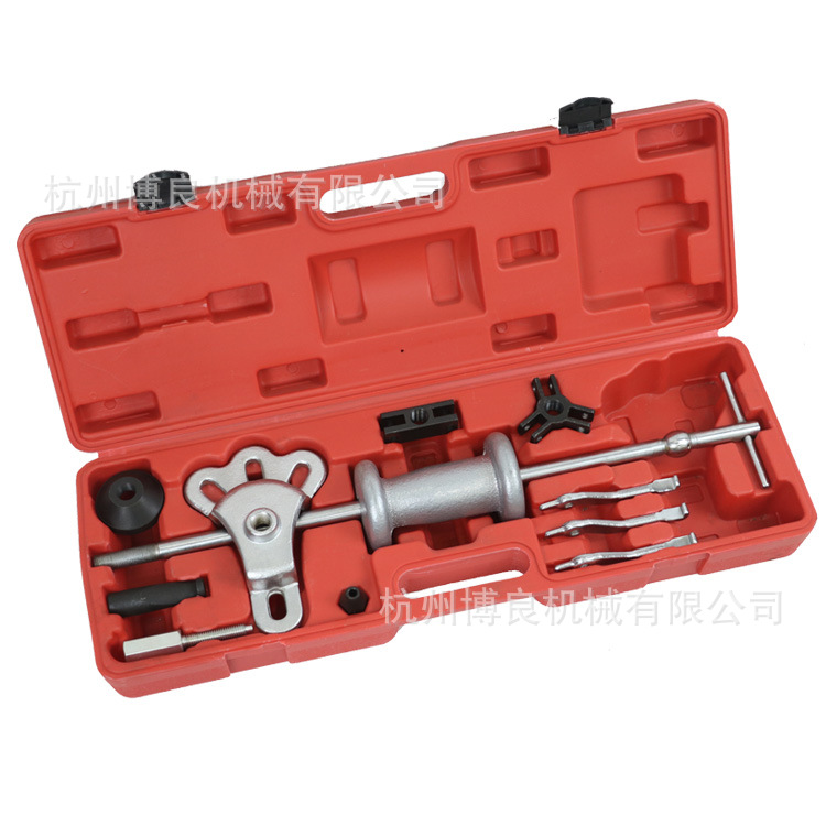 Cubo de rueda, cojinete, juego de tirantes, eje trasero, martillo deslizante, herramienta de reparación de depresión, juego de martillo deslizante universal, chapa