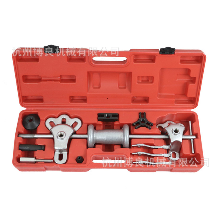 Herramienta de combinación de reparación de la máquina universal tire caballo diapositiva martillo tire juego establece freno depresión chapa hardware Caja de Herramientas