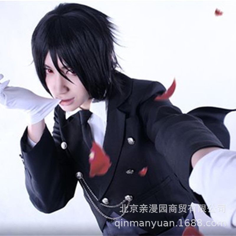 [Love Mansion Garden] Black Deacon Sebastian Tuxedo Halloween Comic Show cosplay Suit