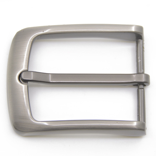 Manufacturer direct supply high-quality durable zinc alloy needle buckle for men's casual leather strap, 35mm polished belt buckle head