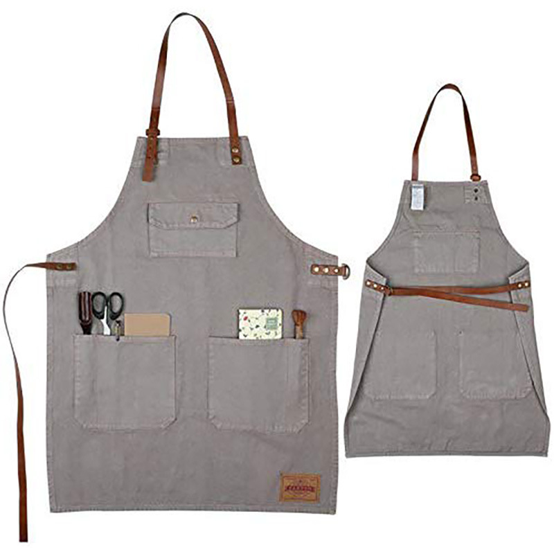 Painting Canvas Apron Female Gardening Hot Pot Restaurant Waiter Work Clothes Male Art Training Barber Apron Painting Canvas Apron Female Gardening Hot Pot Restaurant Waiter Work Clothes Male Art Training Barber Apron