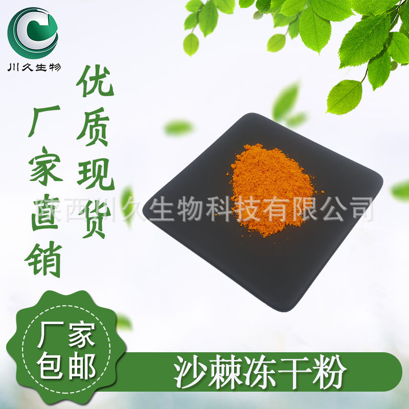 沙棘冻干粉 川久生物  沙棘果冻干粉 沙棘提取物 多规格 沙棘果粉