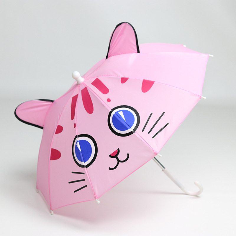 Toy Bone Small Mini Umbrella 1-Year-Old Baby Umbrella Good Quality 30cm Cat Ear Small Umbrella 2-Year-Old Baby