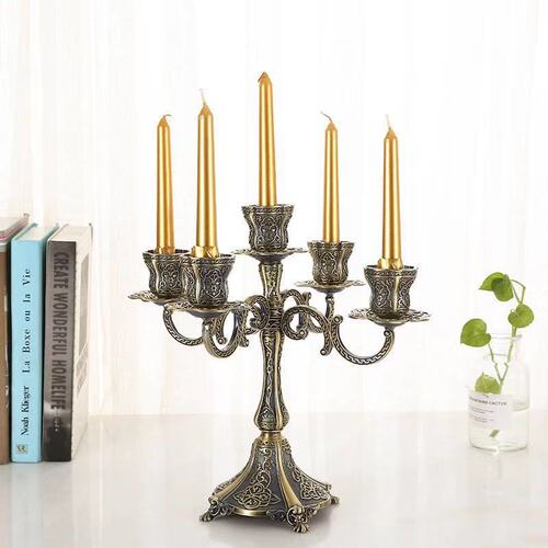 European Turkish pattern five-head candle holder, three-head candle holder, single-head candle holder, wedding candle holder