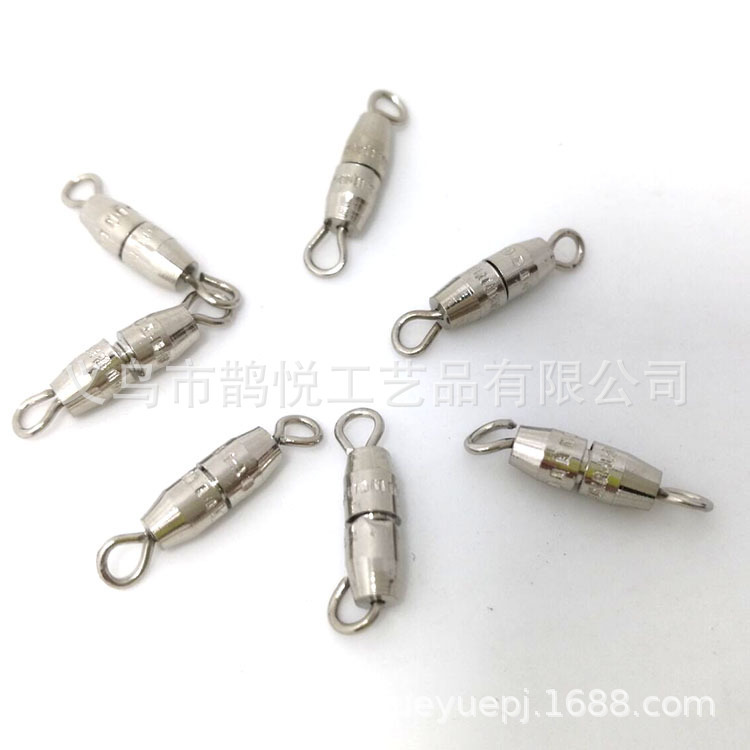 Wholesale screw buckle with nine-word ring smooth indentation diy bracelet necklace accessories pearl buckle screw connection buckle Wholesale screw buckle with nine-word ring smooth indentation diy bracelet necklace accessories pearl buckle screw connection buckle
