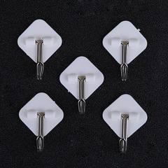 White small plastic hook sticky hook mini sticky hook single package independent bulk hook self-produced and sold