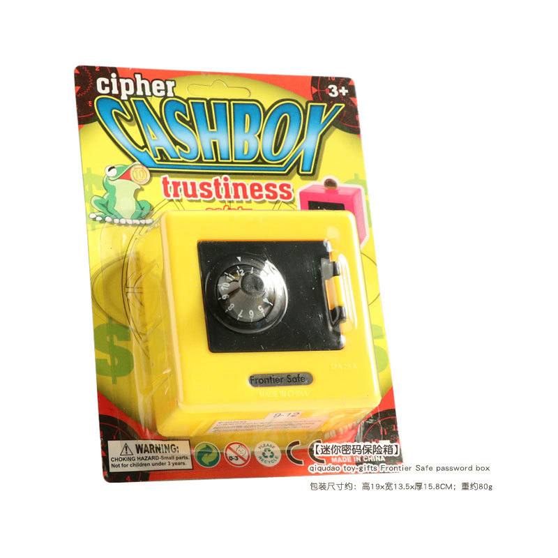 Contraseña Caja de seguridad nuevo juguete exótico creativo mini N ° 6 Alcancía Verde Azul Rojo Amarillo lote mixto transfronterizo