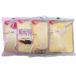 两口子60克吐司面包软面包蔓越莓味凤梨味炼奶味休闲零食批发