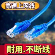 厂家直销跳线成品蓝色网线电脑网络线连接线 各种长度网线工厂