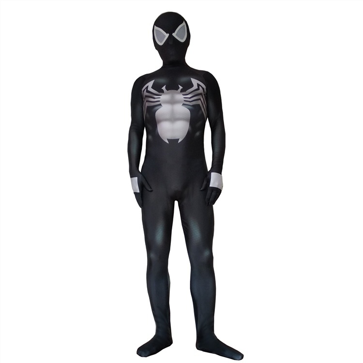 Cosplay Costume Venom Symbiote 2 Jumpsuit Avengers Lycra Bodysuit Role-Playing European and American Style