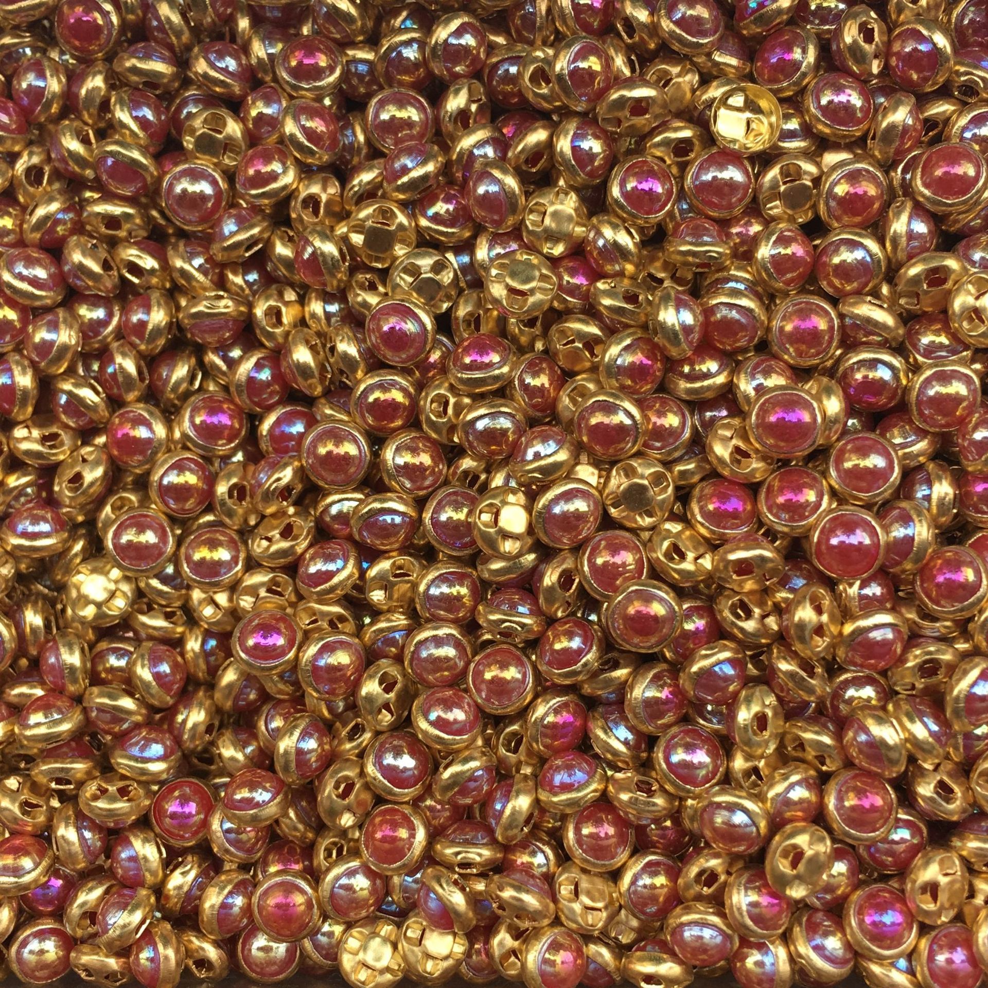 4mm mini botón de la perla de colores botón de la muñeca bjd OB11 jalea hebilla colorida muñeca Ropa Accesorios