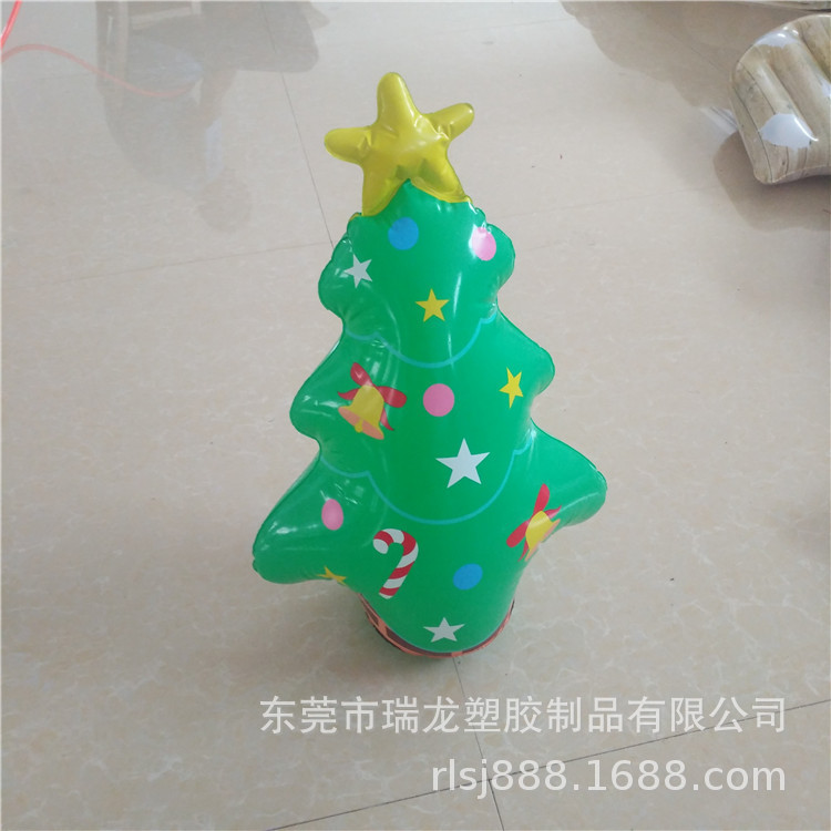 厂家做货充气圣诞树PVC充气圣诞老人节日气氛用品