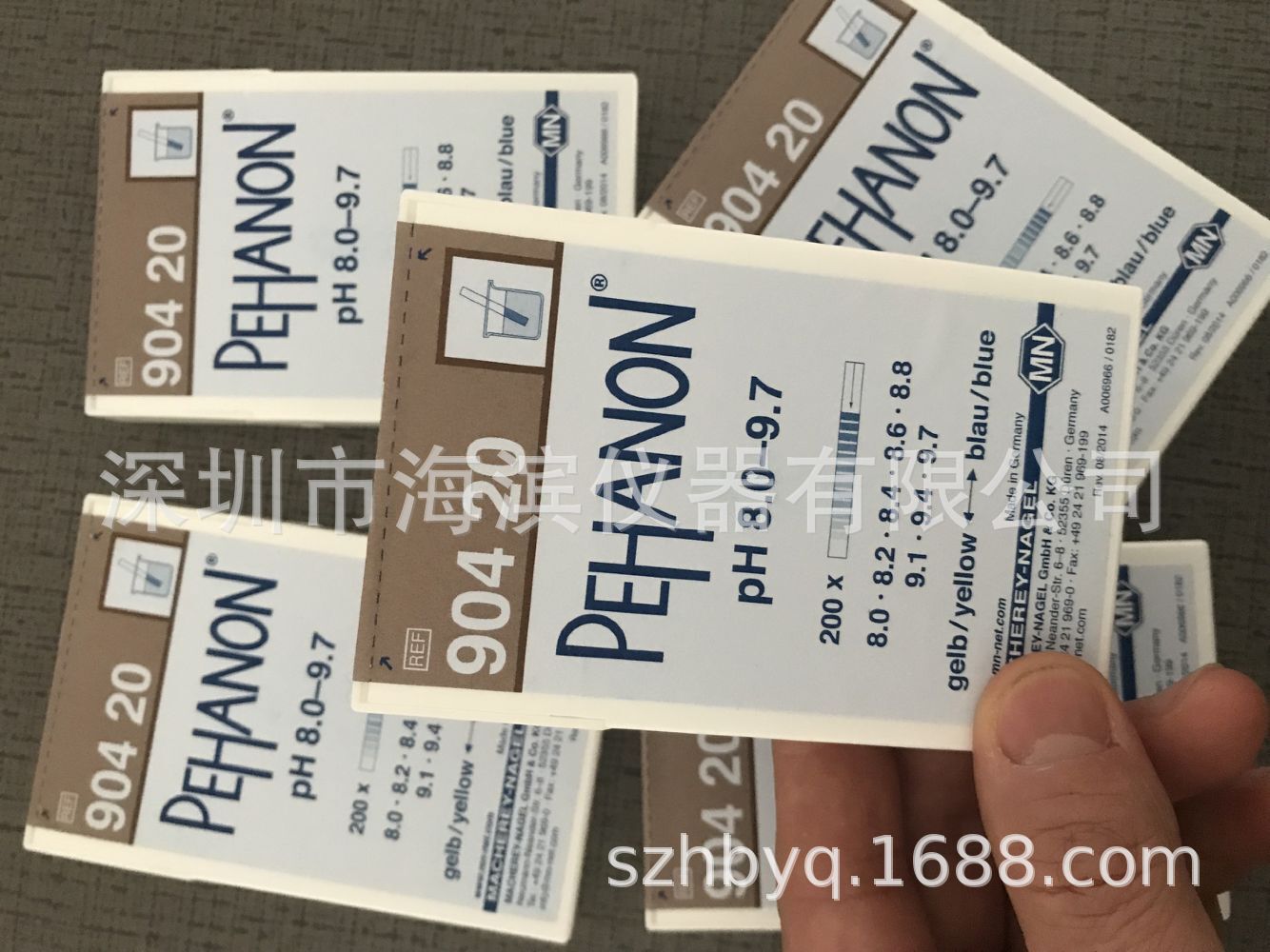 精密PH试纸6.0-8.1德国MN90417 PH试纸PEHANON批发饮用水试纸