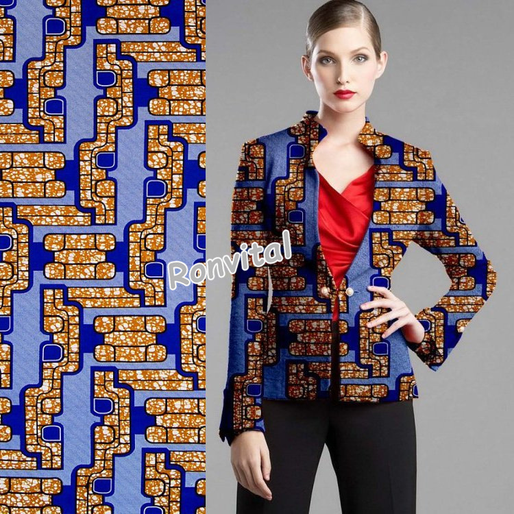 非洲全棉真蜡花布 Cotton African Veritable Dutch Wax Fabric