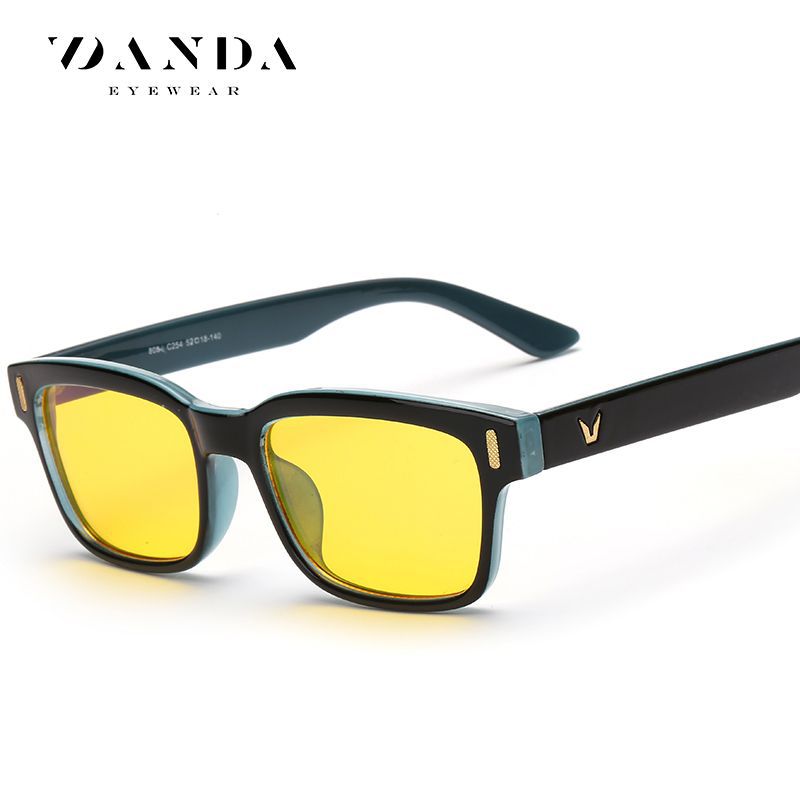 【H8084】Gafas anti-luz azul al por mayor de fábrica, estilo coreano, gafas protectoras para hombres y mujeres, gafas para computadora, visión nocturna