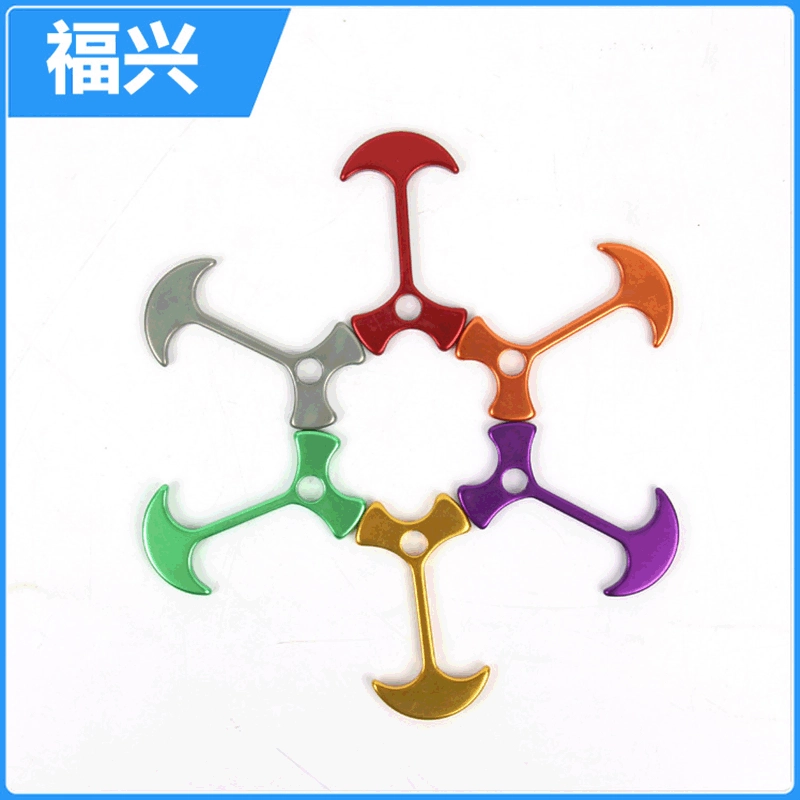 Фабрика Fuxing прямые поставки палатка ветровая веревка Пряжка Якорный гвоздь металлическая ветровая веревка Пряжка палатка ветровая Веревка Якорь гвоздь крючок