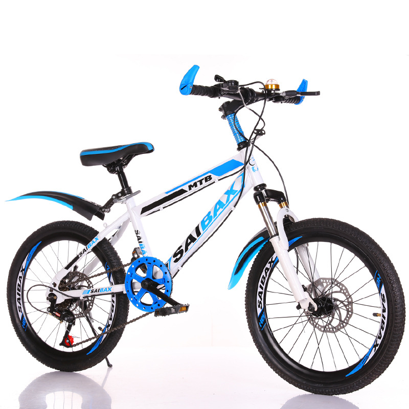 Bicicleta de montaña 20-22-24-26 pulgadas hombre y mujer estudiante bicicleta montaña sola velocidad 7 velocidad delantera y trasera de freno de disco amortiguador bicicleta