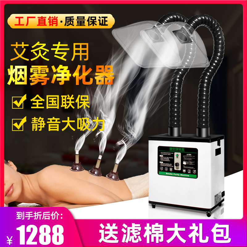 Moxibustion Smoke Purifier Smoke Exhaust System Mobile Smoking Instrument Dust Collector Industrial Solder Air Deodorization