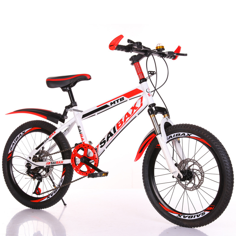 Bicicleta de montaña 20-22-24-26 pulgadas hombre y mujer estudiante bicicleta montaña sola velocidad 7 velocidad delantera y trasera de freno de disco amortiguador bicicleta