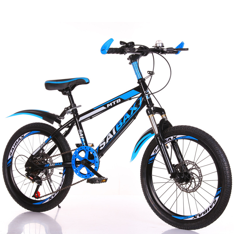 Bicicleta de montaña 20-22-24-26 pulgadas hombre y mujer estudiante bicicleta montaña sola velocidad 7 velocidad delantera y trasera de freno de disco amortiguador bicicleta