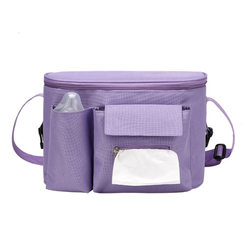 Multifunctional stroller hanging bag stroller hanging bag storage bag storage bag milk bottle water bottle bag stroller portable Oxford bag