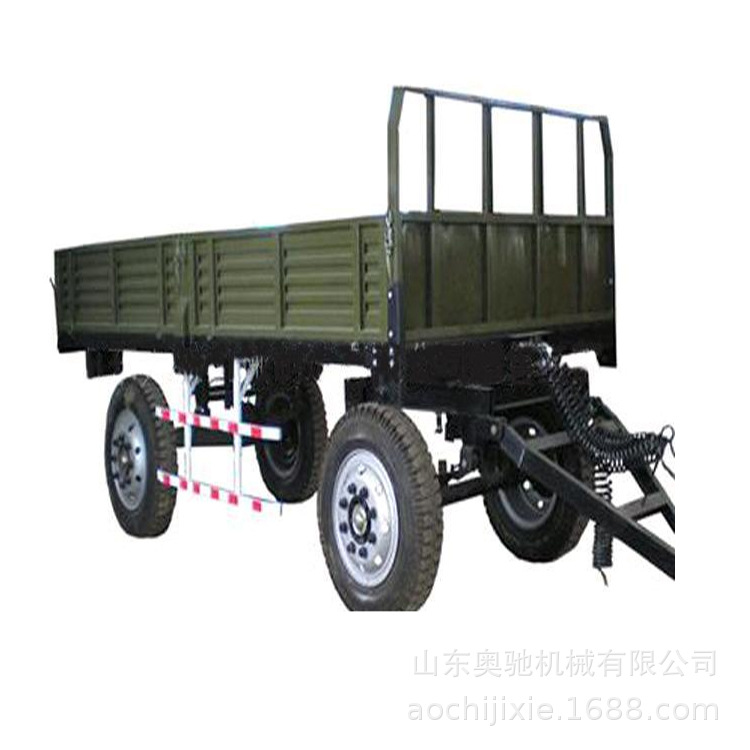 生产平板拖车 小型平板牵引拖挂车 厂区港口物流用平板拖车厂家