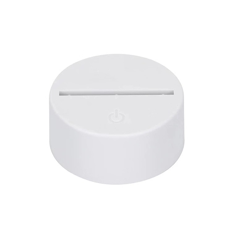 Navidad regalo creativo 3D noche luz base táctil control remoto acrílico noche luz LED colorido luz decorativa